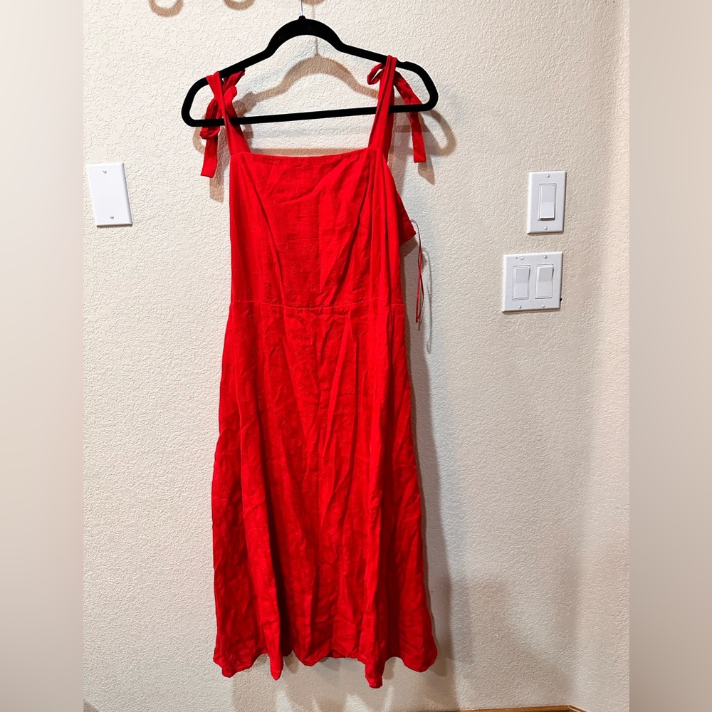 Draper James, red heart dress, size XL